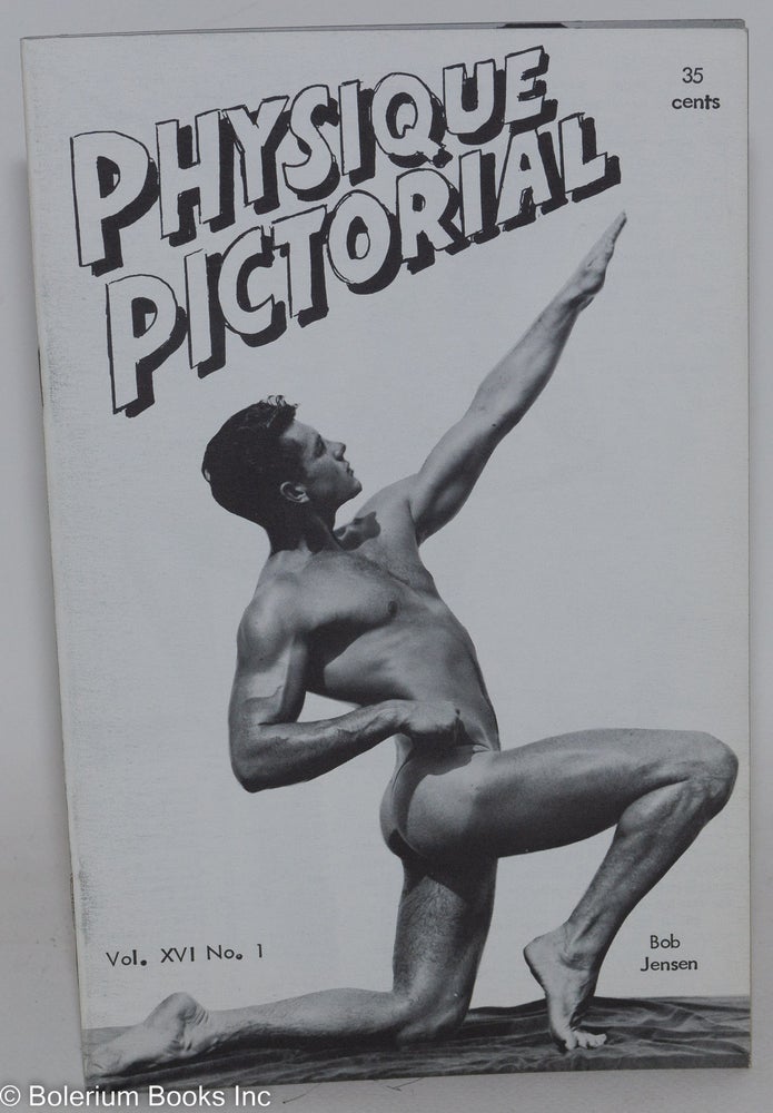 Cat.No: 194339 Physique Pictorial vol. 16, #1, Dec. 1966; Bob Jensen cover. Bob Mizer, Bob Jensen photographer, David Mineric.