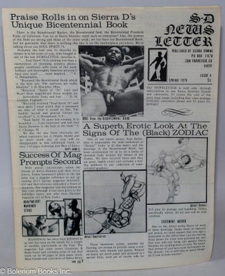 Cat.No: 194386 S. D. newsletter [Sierra Domino newsletter] #5; Spring 1976. Sierra...