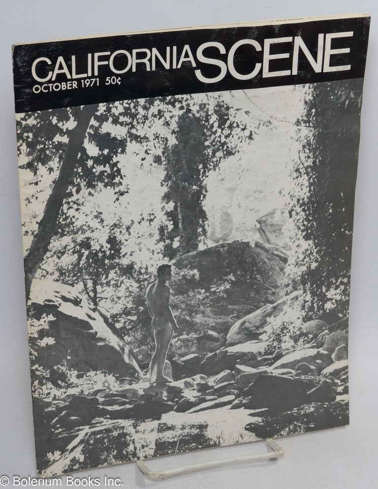 Cat.No: 194555 California Scene: vol. 2, #8, October 1971. Jeff Buckley, Christopher Erwin publisher, Douglas Dean, Larry Townsend.