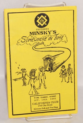 Cat.No: 194749 SFGDI Club presents; Minsky's Somewhere in Time; Oct. 14, 1995 California...
