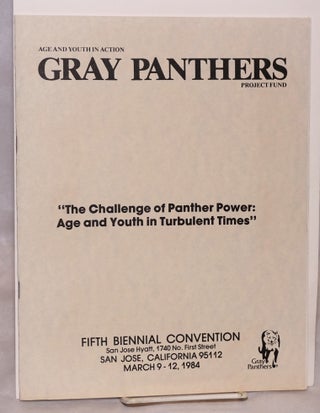 Cat.No: 194828 The Challenge of Panther Power: age and youth in turbulent times. Gray...