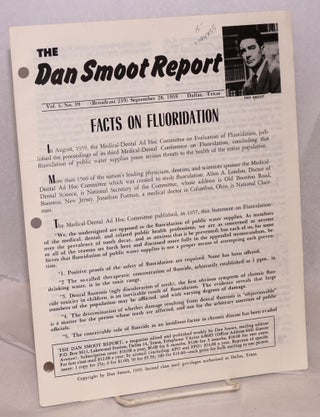 Cat.No: 194955 The Dan Smoot Report, vol. 5, no. 39, September 28, 1959. Dan Smoot