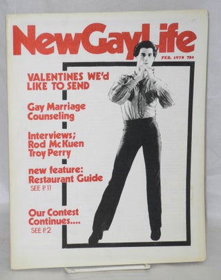 Cat.No: 195205 New Gay Life: vol. 2, #2, whole #11, February 1978: Valentines We'd Like...