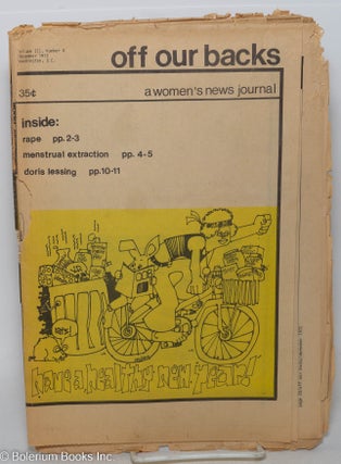 Cat.No: 195504 Off Our Backs: a women's news journal; vol. 3, #4, December, 1972