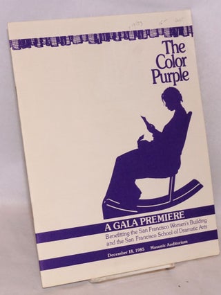 Cat.No: 19573 The color purple; a gala premiere benefitting the San Francisco Women's...
