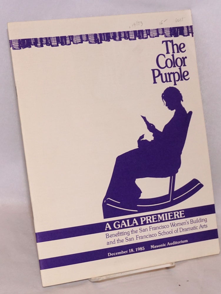 Cat.No: 19573 The color purple; a gala premiere benefitting the San Francisco