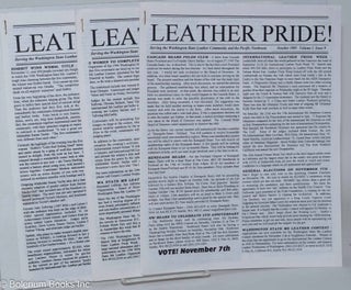 Leather Pride! serving the Washington State leather community and the Pacific Northwest. vol. 2, #6, 7, 9-11, July - December 1995 [5 issue broken run]