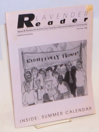 Cat.No: 196180 Lavender Reader: news & review for Santa Cruz County's gay and lesbian...