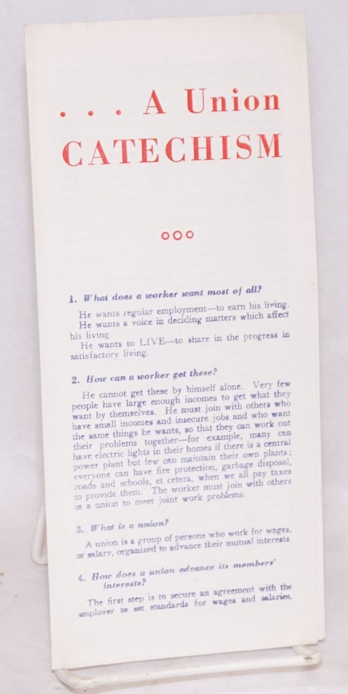 Cat.No: 196344 A union catechism
