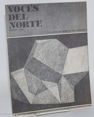 Cat.No: 196731 Voces del Norte: a journal of Latino art and literature; No. 1, February...