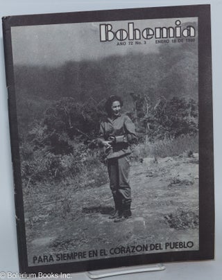 Cat.No: 196743 Bohemia: revista semenal: año 72 no. 3, enero 18 de 1980. Angel Guerra