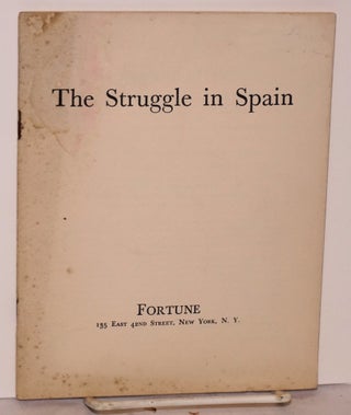 Cat.No: 196875 The Struggle in Spain
