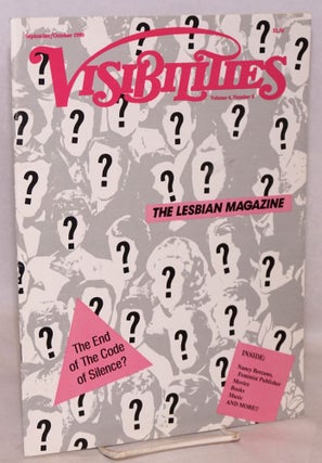 Cat.No: 197196 Visibilities: the lesbian magazine vol. 4, #5, September/October, 1990;...