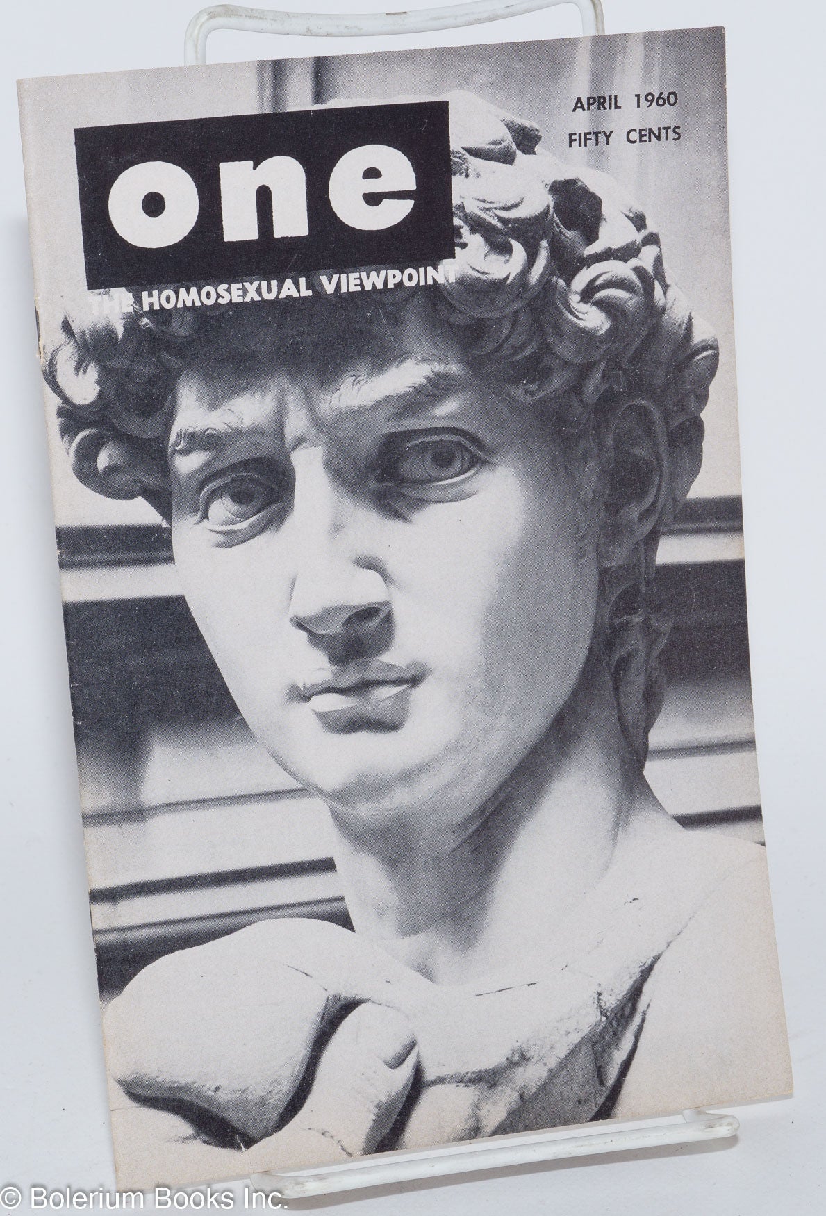 Natural Nudists Porn 1960s - ONE Magazine: the homosexual viewpoint; vol. 8, #4, April 1960 | Don  Slater, William Lambert, Lyn Pedersen, Dal McIntire