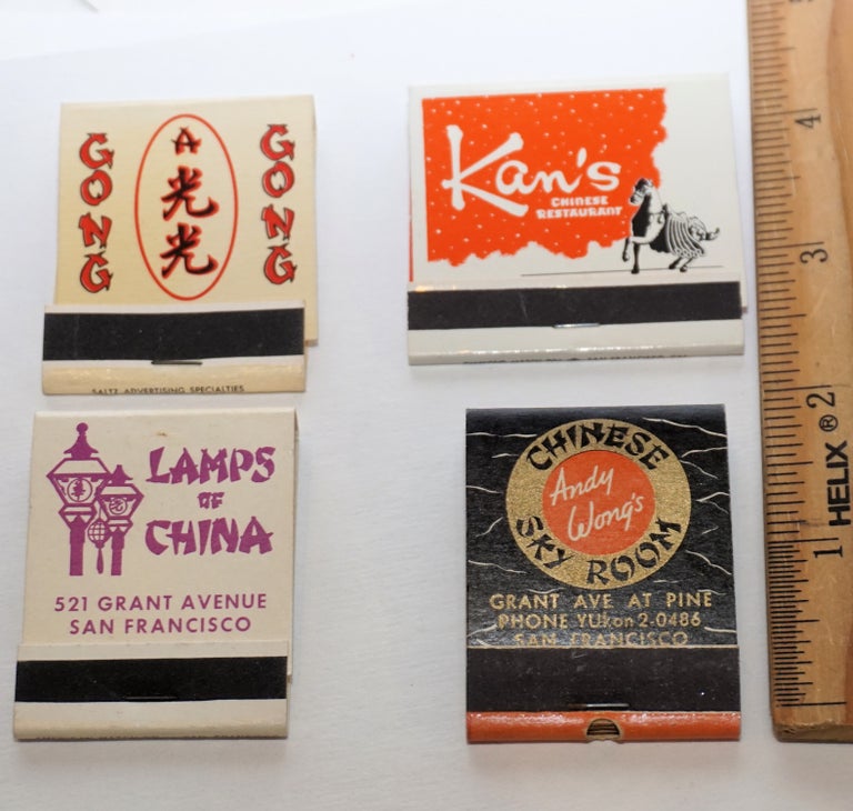 Cat.No: 197605 [Four matchbooks from San Francisco Chinatown restaurants]