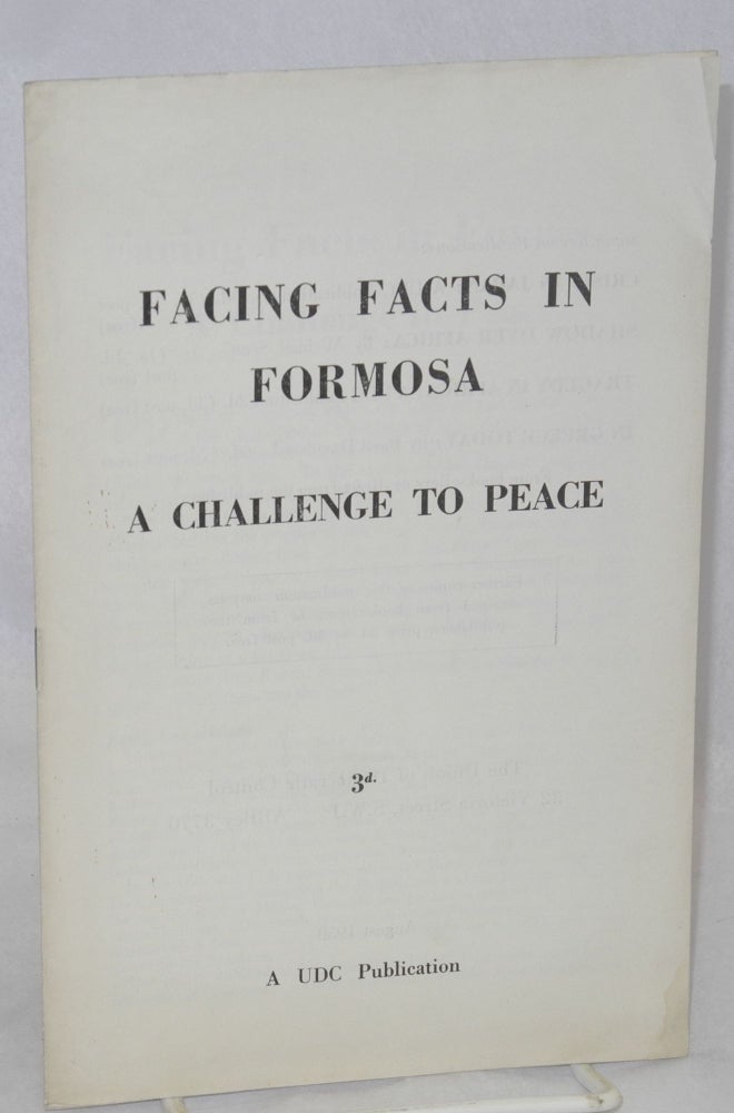 Cat.No: 197946 Facing facts in Formosa