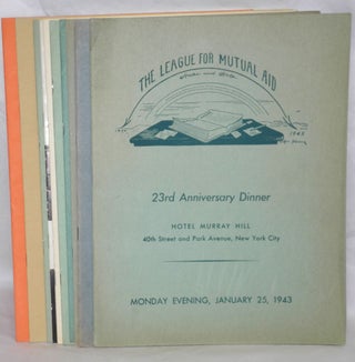 Cat.No: 198115 [Ten different programs for anniversary dinners]. League for Mutual Aid