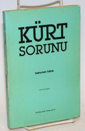 Cat.No: 198217 Kürt sorunu. Süleyman Sakali