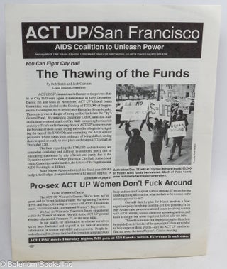 Cat.No: 198593 ACT UP / San Francisco: AIDS Coalition to Unleash Power; vol. 2, #1,...