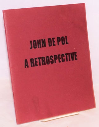 Cat.No: 198659 John De Pol a Retrospective; February 5 to March 1, 1969. John De Pol