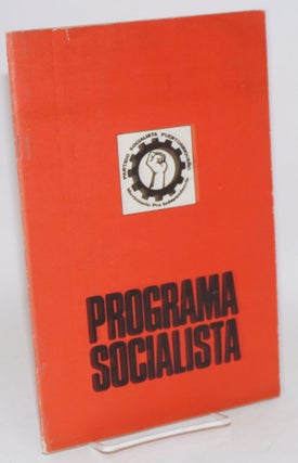 Cat.No: 198858 Programa socialista. Aprobado en Trujillo Alto, Puerto Rico en noviembre...