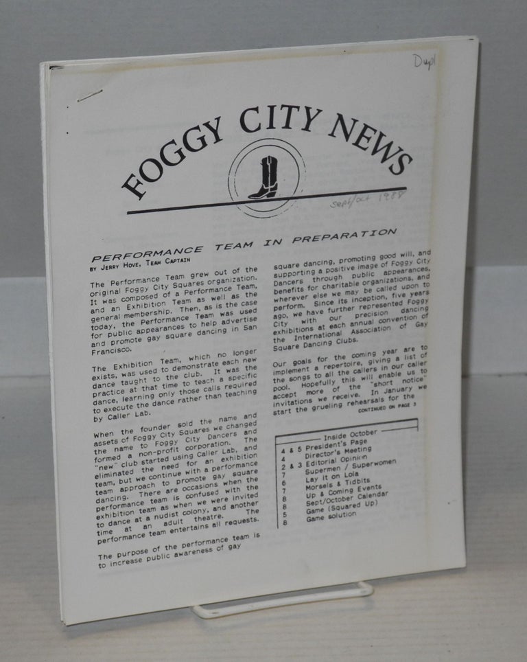 Cat.No: 198906 Foggy City News: September 1988 to July 1991 [five issue broken run]. Marc Randall, Mike Staples.