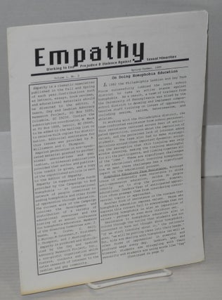 Cat.No: 198911 Empathy: working to end prejudice & violence against sexual minorities;...