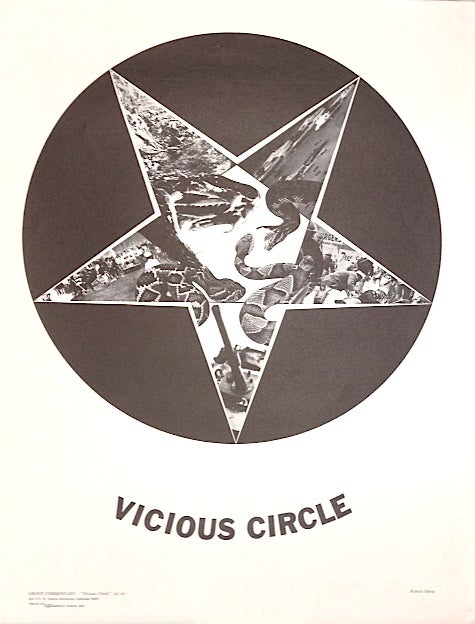 Cat.No: 199160 Vicious Circle [poster]. Robert Oliver.