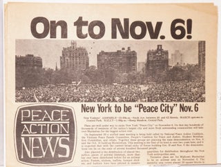 Cat.No: 199592 Peace Action News: No. 1 (October 13, 1971