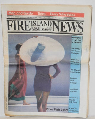 Cat.No: 200373 Fire Island News: vol. 33, no. 13, Ocean Beach, NY, August 3-10, 1989