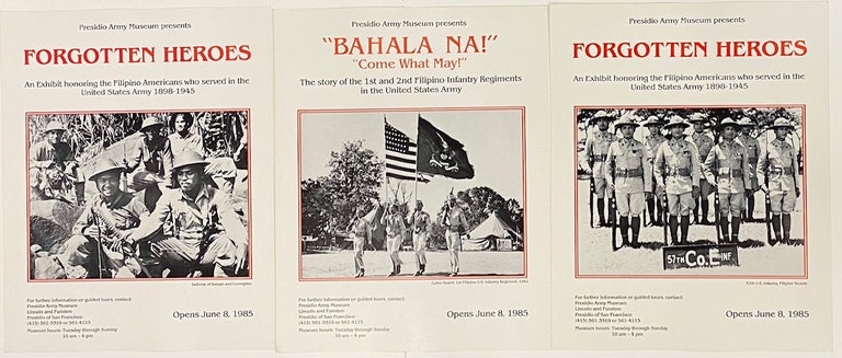 Cat.No: 200686 [Three different posters from exhibits honoring Filipino Americans who served in the United States Army]
