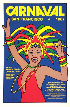 Cat.No: 200772 Carnaval / San Francisco. 1987 [screen print poster]. Nancy Hom, artist