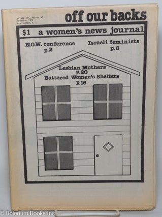 Cat.No: 200884 Off Our Backs: a women's news journal; vol. 12, #10, November 1982