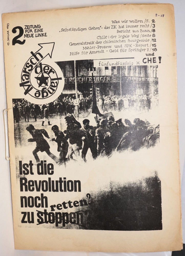Cat.No: 201048 Der lange Marsch: Zeitung für eine neue Linke No. 2 (Jan. 15, 1973)