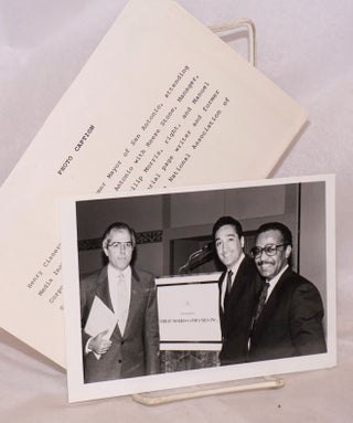 Publicity photo of Henry Cisneros, Reese Stone, and Manuel Galván