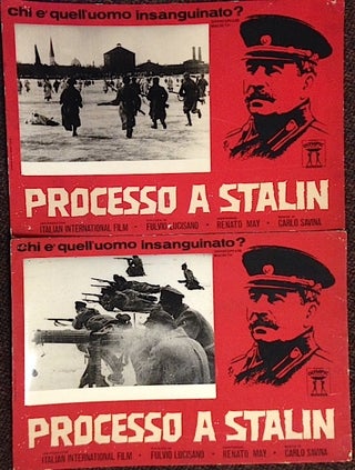 Cat.No: 201779 Processo a Stalin [two advertising placards for the film