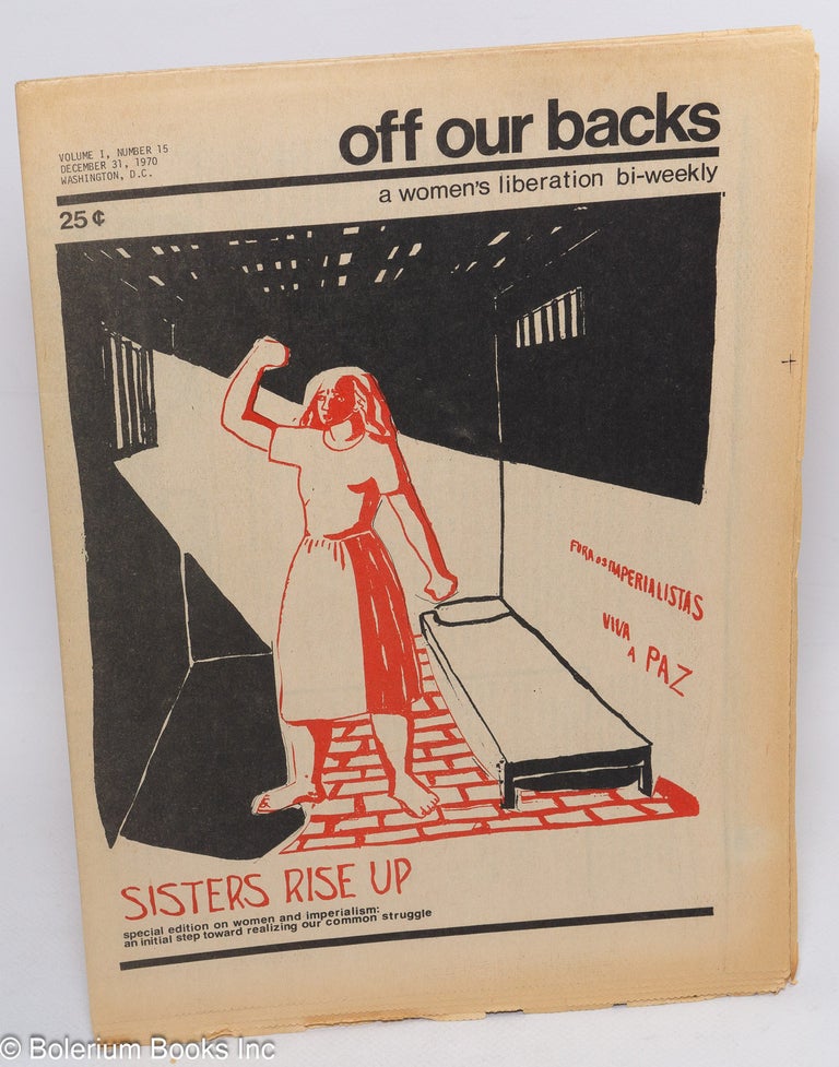 Cat.No: 201827 Off Our Backs: a women's liberation bi-weekly; vol. 1, #15, December 31, 1970