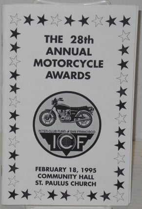 Cat.No: 201873 The 28th Annual Motorcycle Awards [program] St. Paulus Church, San...