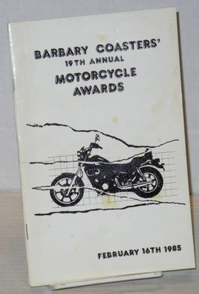 Cat.No: 201982 The Nineteenth Annual Motorcycle Awards: [formerly Academy Awards]...