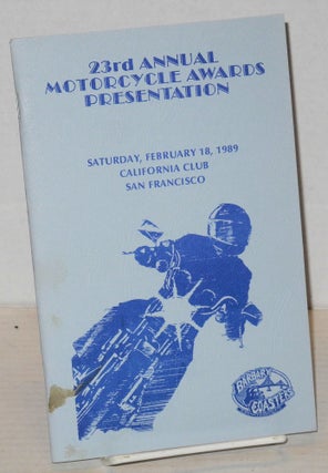 Cat.No: 201986 The Twenty-third Annual Motorcycle Awards: [formerly Academy Awards]...