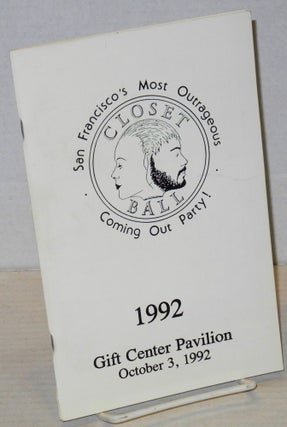 Cat.No: 202027 Closet Ball 1992; San Francisco's most outrageous coming out party!...