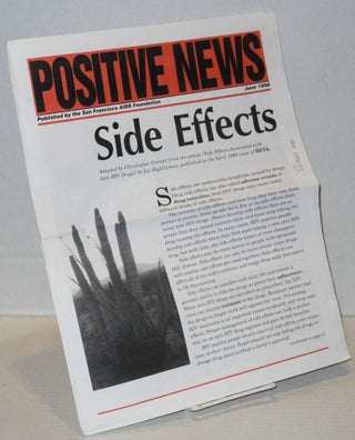 Cat.No: 202104 Positive News: newsletter of the San Francisco AIDS Foundation; June 1998....