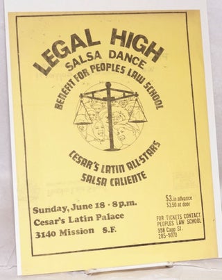 Cat.No: 202422 Legal High: Salsa dance benefit for People's Law School. Cesar's Latin...