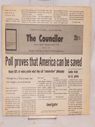 Cat.No: 202446 The Councilor: Vol. 11 no. 9 (June 15, 1974
