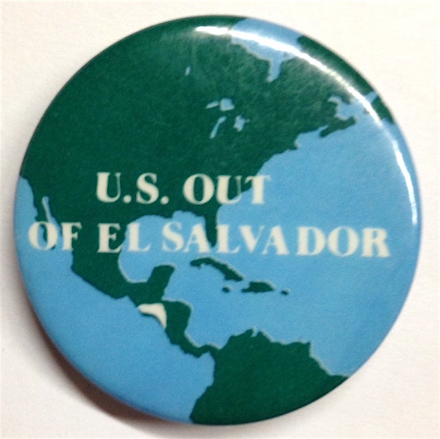 Cat.No: 202848 US out of El Salvador [pinback button]