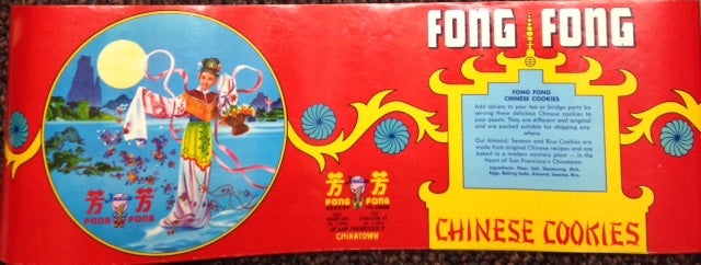 Cat.No: 202862 Fong Fong Chinese Cookies [label for cookie tin]