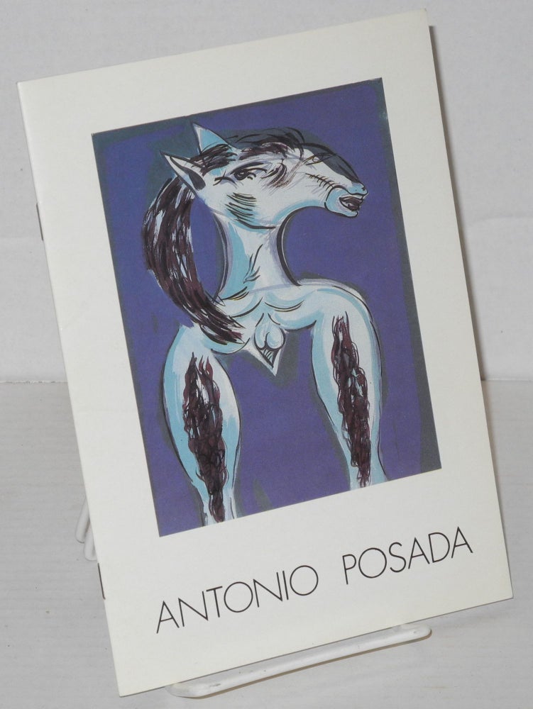 Cat.No: 203131 Antonio Posada [exhibit pamphlet]. Antonio Posada.