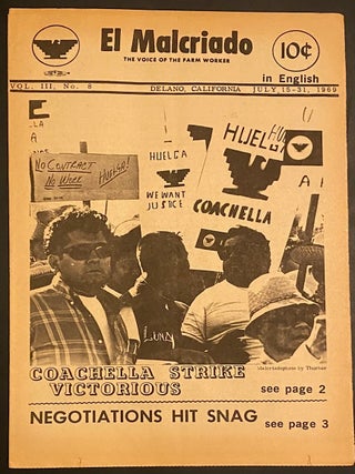 Cat.No: 203256 El Malcriado: "The voice of the farmworker" in English . Vol. 3,...