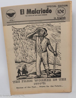 Cat.No: 203262 El Malcriado: The voice of the farm worker. Vol. 3 no. 18 (January 1-31, 1970