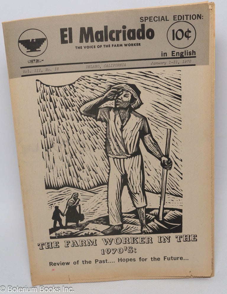 Cat.No: 203262 El Malcriado: The voice of the farm worker. Vol. 3